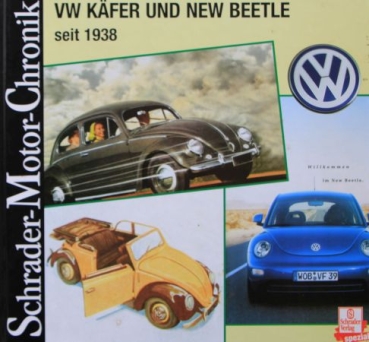 Zeichner "VW Käfer und New Beetle seit 1938" Volkswagen-History 1999 (6991)